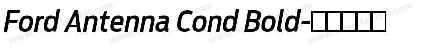 Ford Antenna Cond Bold字体转换